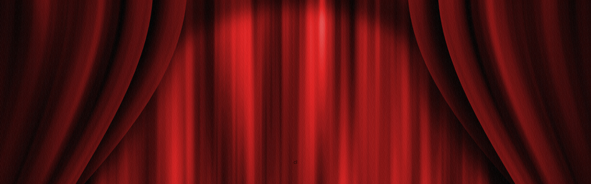 A red theatre curtain 