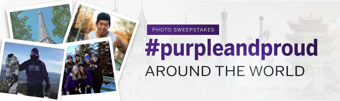 Photo Sweepstakes: Purple and Proud Around the World