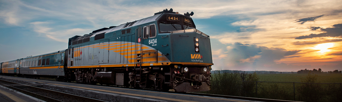 VIA Railway Banner VIA Railway Banner