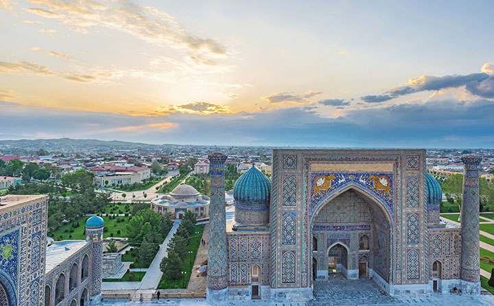 Skyline in Uzbekistan