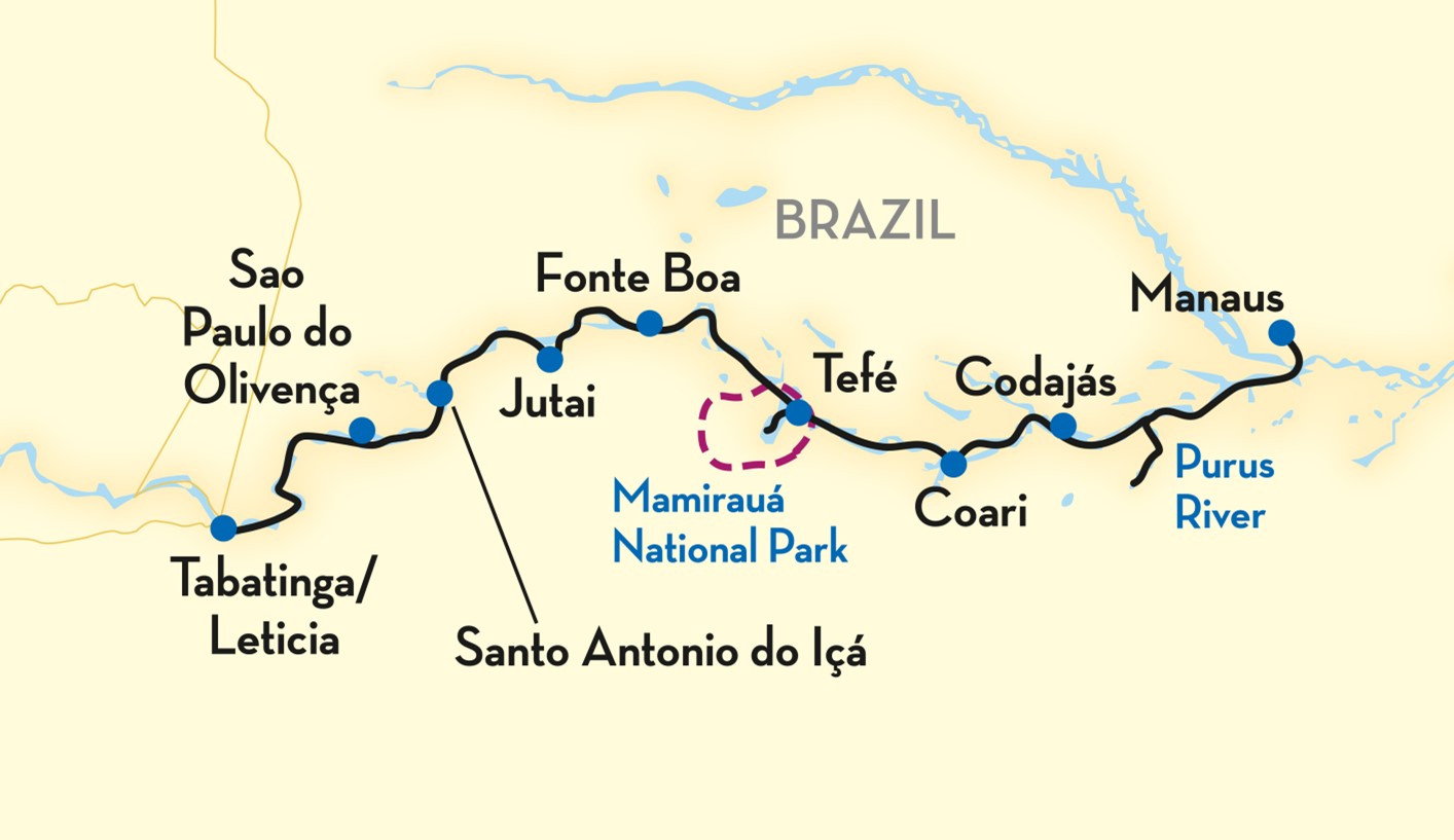 Brazilian River Map