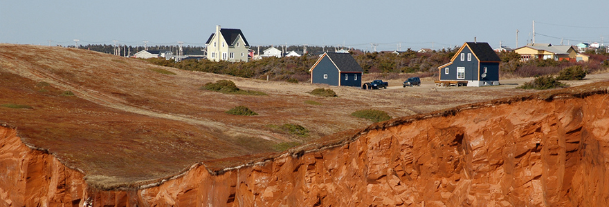 Colourful Houses on cliff