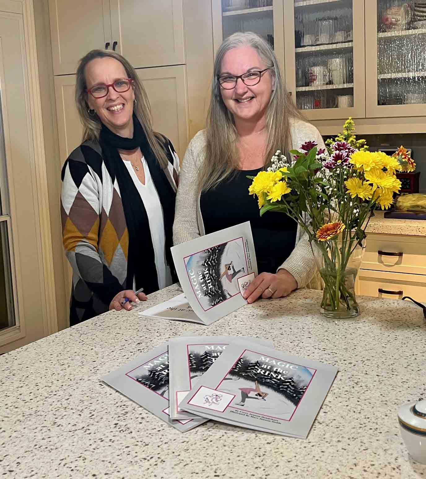 cornelia janssen hendriksen with her book
