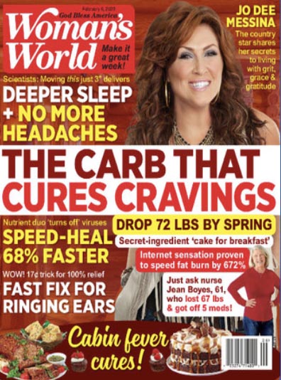 Cover of Woman's World magazine 