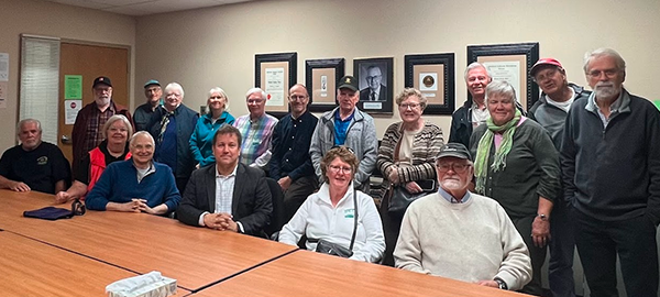 Group of geography grads at their 50th reunion