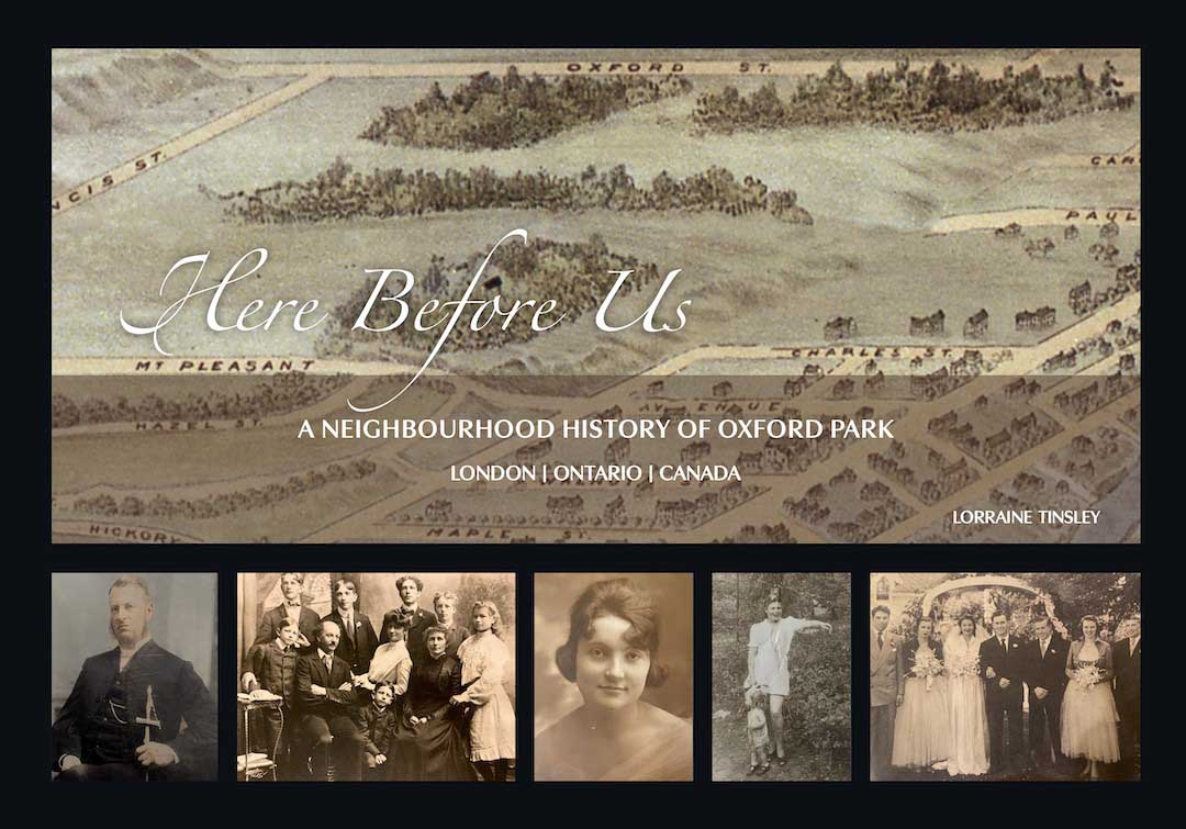 Cover of Lorraine's book, Here Before Us